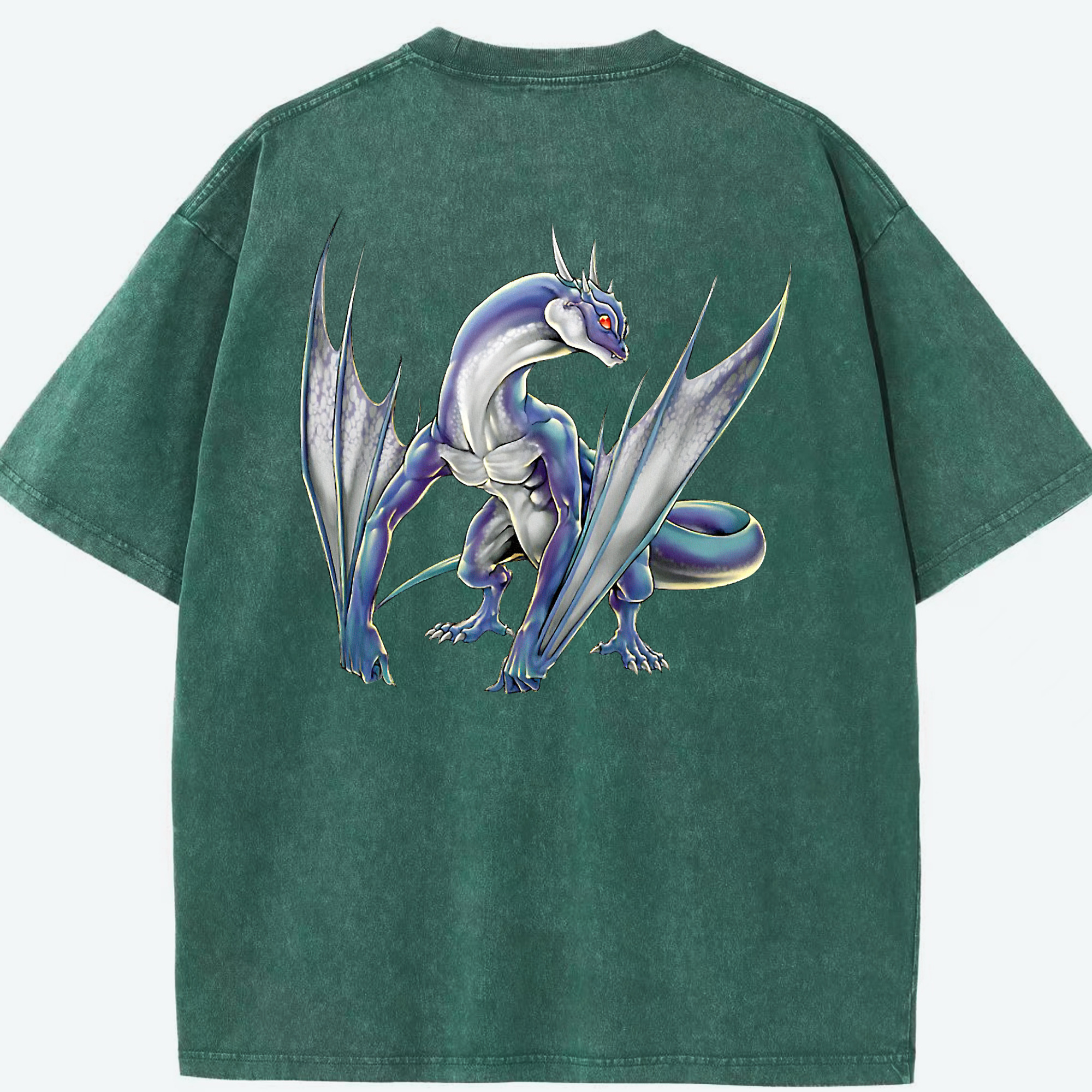 （画像用） 遊☆戯☆王 Yu-Gi-Oh! 綿100% ヴィンテージ風 半袖Tシャツ（背面プリント）